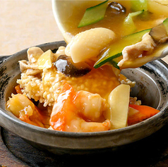 海鮮おこげ