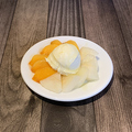 料理メニュー写真&nbsp;マスカルポーネと季節のフルーツ