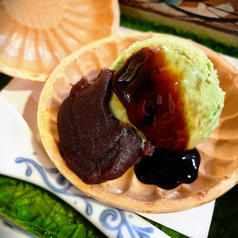 抹茶アイスもなか