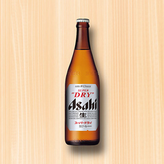 アサヒスーパードライ　ビンビール（中瓶）500ml