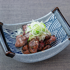 大山鶏レバーの炭火焼き