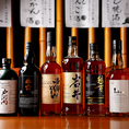 ウイスキーも、日本産を厳選！