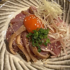 地鶏のユッケ