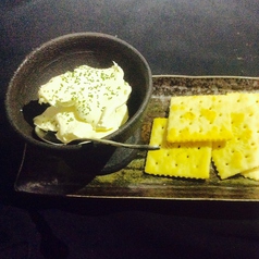 山芋たんざく/クリームチーズ＆クラッカー