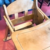 小さなお子様用の椅子もご用意しております♪他にもベビーカーを置くスペースもありお子様連れに優しいお店になってます◎魚住駅周辺でお子様連れでお食事楽しみたい方は牛花をお使いください！