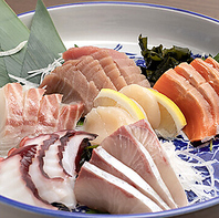 その日一番の魚を厳選！海の恵みを楽しむ刺身盛♪