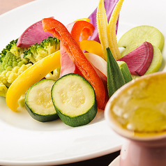 彩り農園の無農薬野菜入りバーニャカウダソース