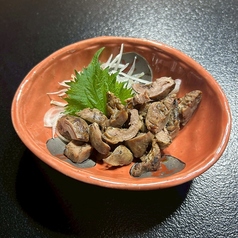 鶏ハツのコリ旨ポン酢漬け