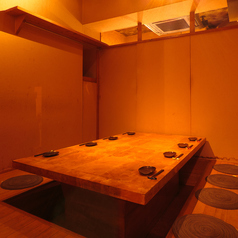 完全個室のお席です。7名様から10名様まで