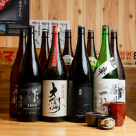 絶品浜焼きは豊富な種類のお酒でお楽しみください！