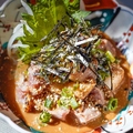 料理メニュー写真&nbsp;鶏ののタタキ胡麻わさび