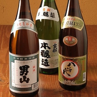 山口県の有名地酒から珍しい地酒まで多数ご用意しました