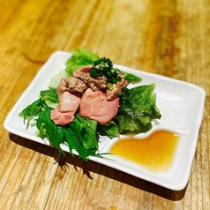 鶏のレバ刺し風