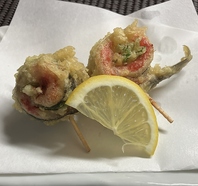 いわしの梅じそ巻き揚げ