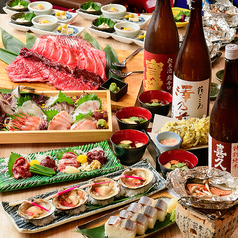 料理人の居る魚屋 鰓呼吸 えらこきゅう 泉中央店のコース写真