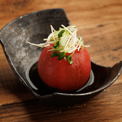 丸ごとトマトの出汁浸し