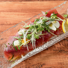 鰹の和風カルパッチョ