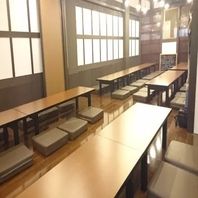 大人数のご宴会に対応可能な広々としたお座敷をご用意◎