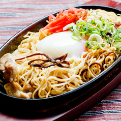 ねぎたっぷり焼きラーメン