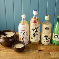 定番からSNS映えするドリンク・韓国酒など幅広くご用意