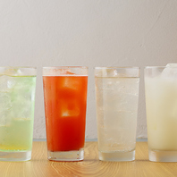 種類豊富なドリンクメニューをラインナップ♪