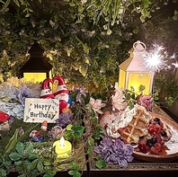 記念日・誕生日プレートご準備できます。