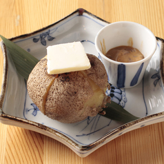 じゃがバター 塩辛添え