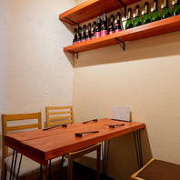 大切な時間を、静かに味わう。個室という贅沢。