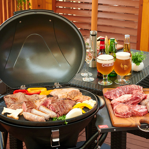 ��Ԃ�BBQ����r�A�K�[�f���I�A�V�X�K�[�f���V�h