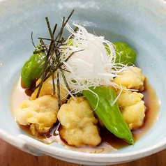 ハモと万願寺ししとうの揚げだし《夏限定のごちそう》