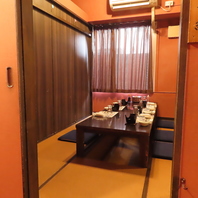 全室個室の掘りごたつのお部屋のみです