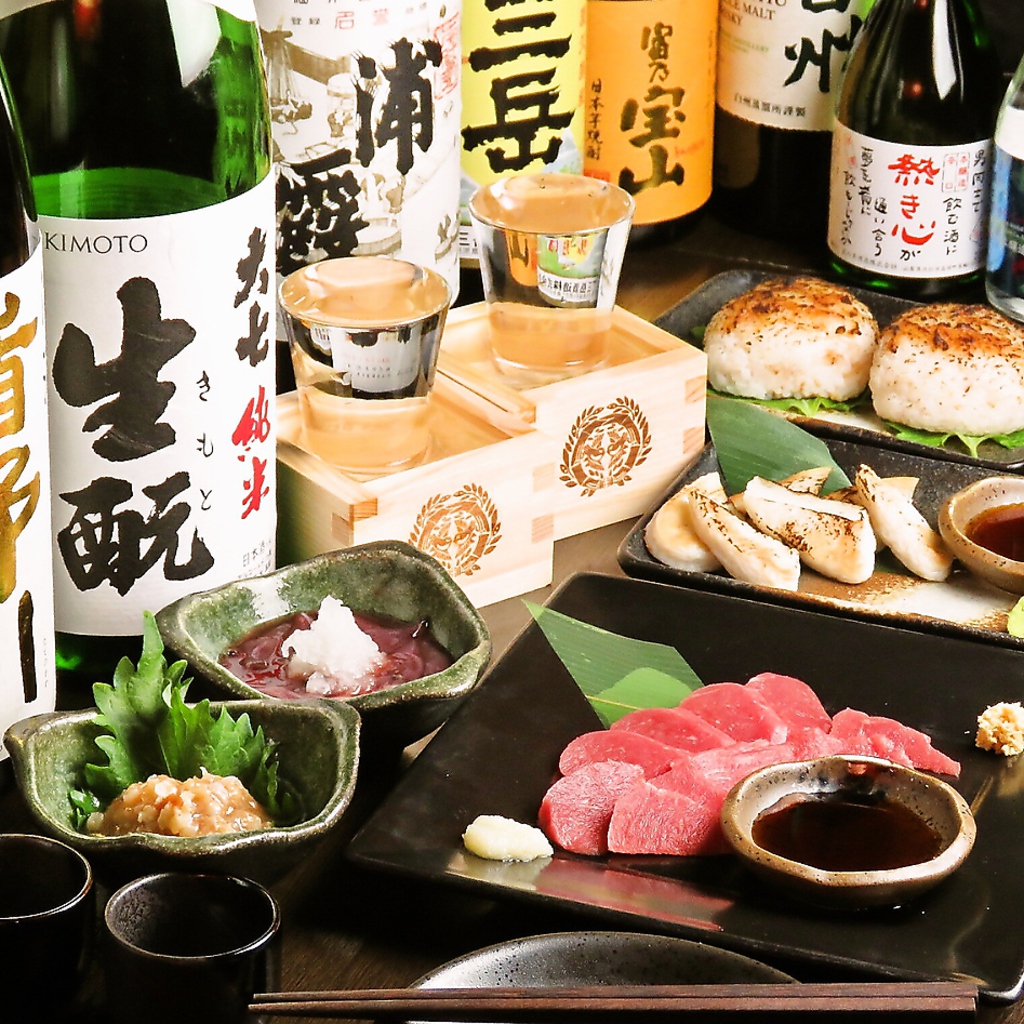 焼き鳥は勿論お料理にピッタリのお酒を飲み放題にてご提供。思う存分お楽しみいただけるコースあり。