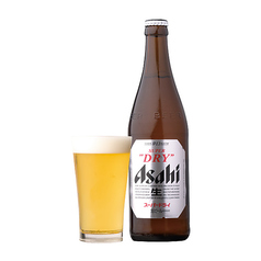アサヒスーパードライ瓶ビール（中瓶）