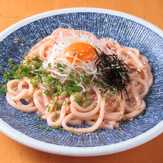 鶏めんたいカルボナーラうどん