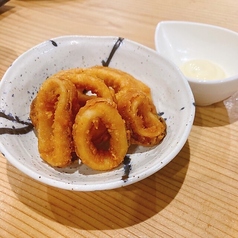 イカリングの唐揚げ