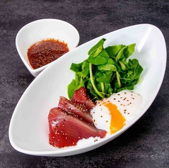 春かつおとルッコラサのサラダ