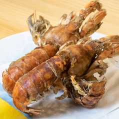 『咲』でしか味わえない！岡山県の乙島しゃこの唐揚げ！の写真