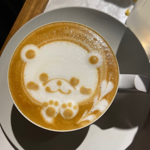 当店人気のカプチーノ