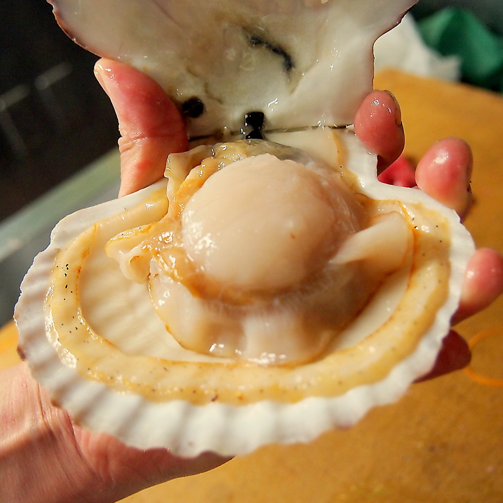 ご注文を頂いてからさばく貝類は鮮度抜群◎
