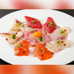 魚介のカルパッチョ 美蔵風