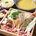 料理メニュー写真 かしわのとり鍋セット<2人前より>