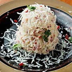 サラミとチーズのポテトサラダ