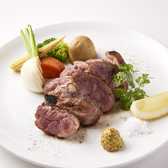 紅茶カモステーキ