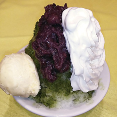 ふわふわ抹茶氷