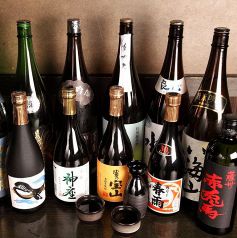 日本酒多種勢揃い