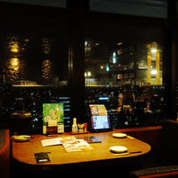 夜景の見える個室ございます！