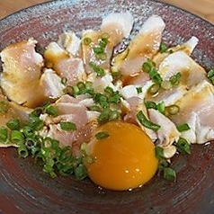 奥三河鶏ユッケ