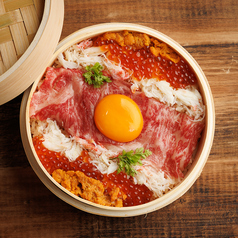 和牛と蟹と雲丹といくら