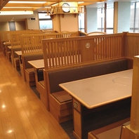 和食屋ならではのシーンに合わせたお席もご用意