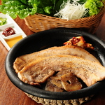 やわらかい！大和ポークと大阪野菜のサムギョプサル★